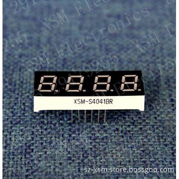 0.4'' 4 Digit 7 Segment LED Display (XSM-S4041BR)